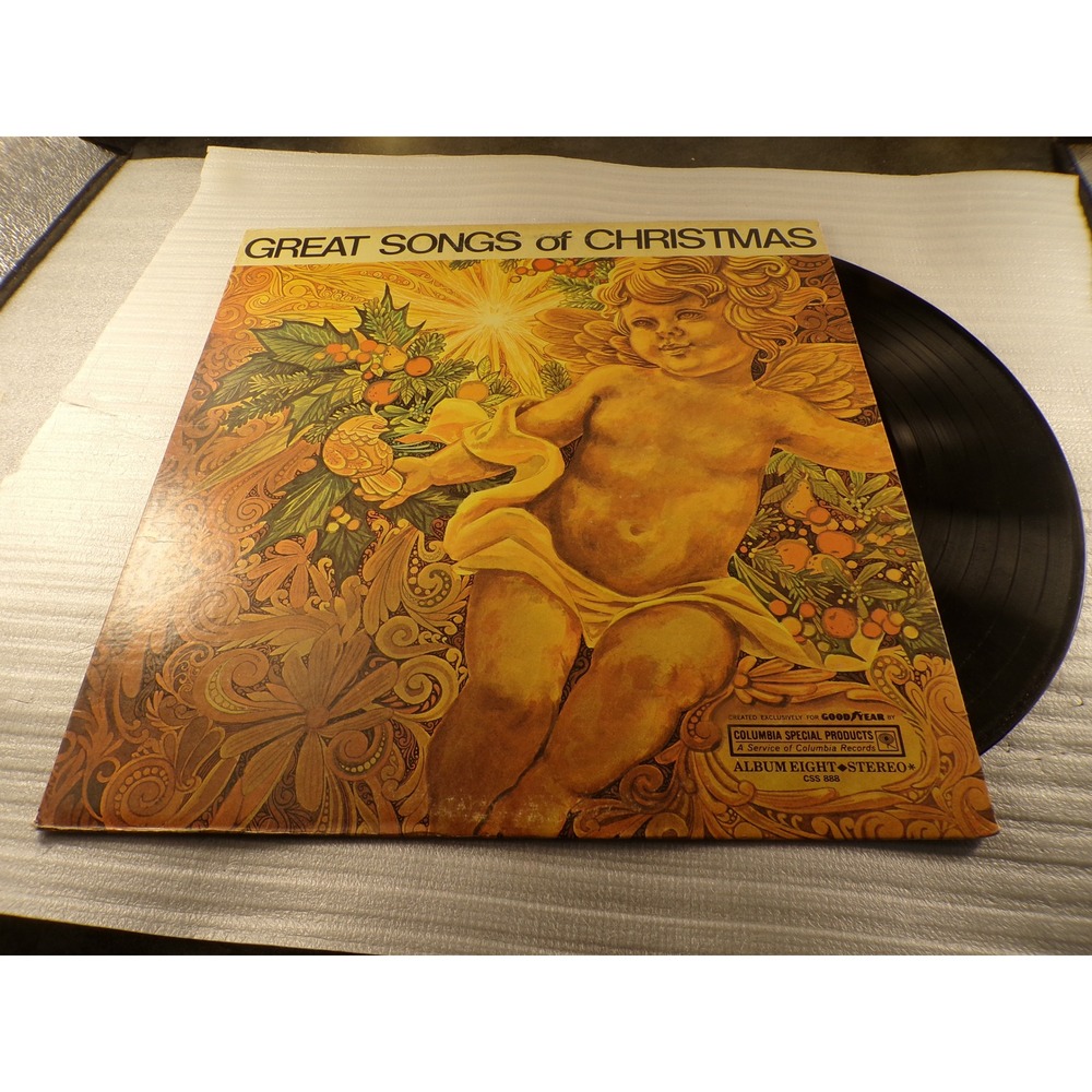 Great Songs of Christmas Album Eight Stereo LP Goodyear Columbia CSS 888 Vinyl